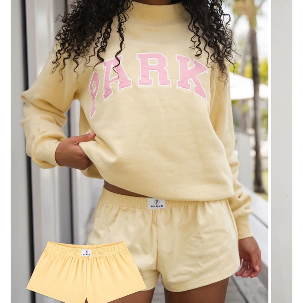 Parke Women's yellow boxer shorts